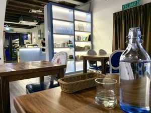 Pleasant modern upscale casual design   at Blue in Penang