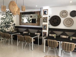 Really cute interior at The Place With No Name in Pecatu