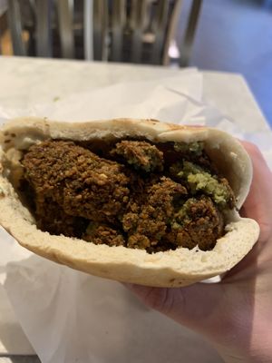 Falafel pita  at Sultan's Market - Wicker Park in Chicago