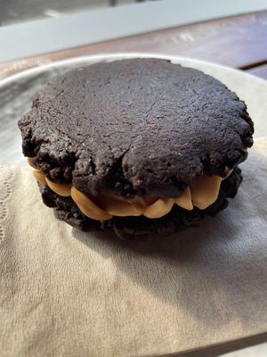 Sandwich cookie at Love Madre in Cheltenham