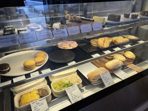 Vegan pastries  at Love Madre in Cheltenham