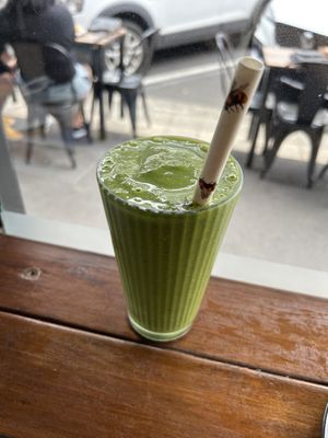 Green smoothie  #Veganuary at Love Madre in Cheltenham