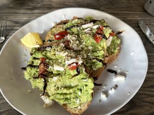 Smashed Avo  at Love Madre in Cheltenham
