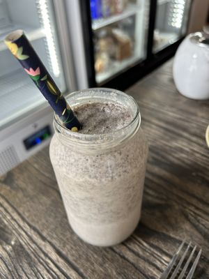 Oreo smoothie   at Love Madre in Cheltenham