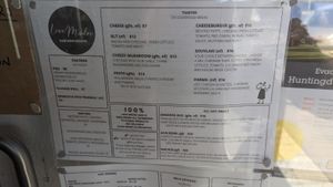 Menu October 2023 at Love Madre in Cheltenham