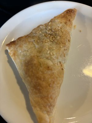 Spinach & feta triangle   at Love Madre in Cheltenham