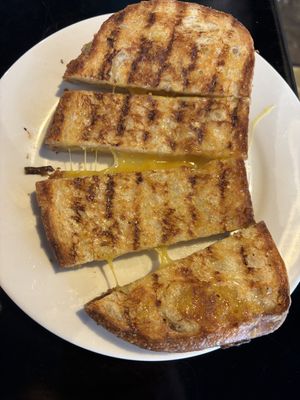 Cheese toastie  at Love Madre in Cheltenham
