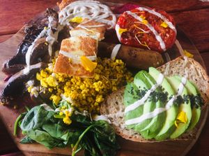 Big vegan brekkie at Love Madre in Cheltenham