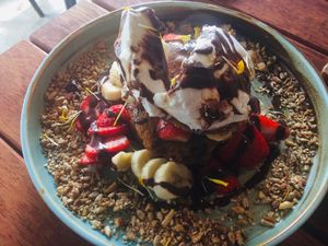 Pancakes at Love Madre in Cheltenham