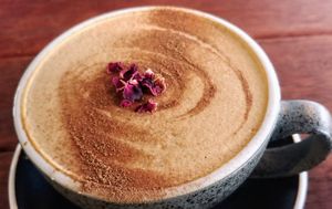 Dirty but pretty chai at Love Madre in Cheltenham