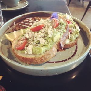 Smashed avo  at Love Madre in Cheltenham