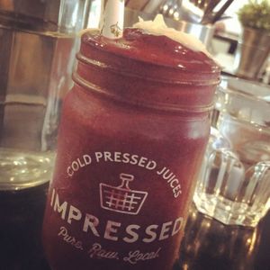 Berry smoothie  at Love Madre in Cheltenham