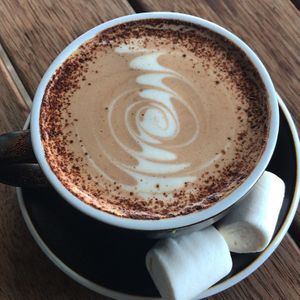 Hot chocolate and marshmallows! Yes please!  at Love Madre in Cheltenham