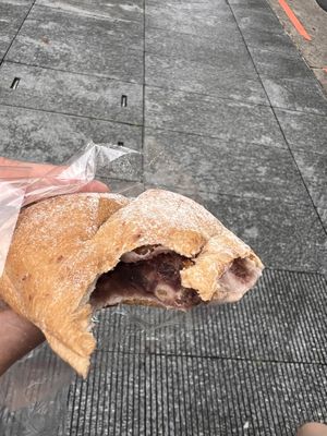 Sorry had to take a bite .. it’s the red bean walnut bread  at Yù Xiāng Zhāi - Jade Patisserie in Taipei