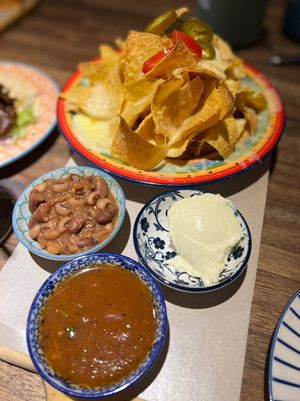 Nachos in cheese and dips  at Holy Guacamole - Love Lane in Penang