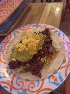 Vegan taco at Holy Guacamole - Love Lane in Penang