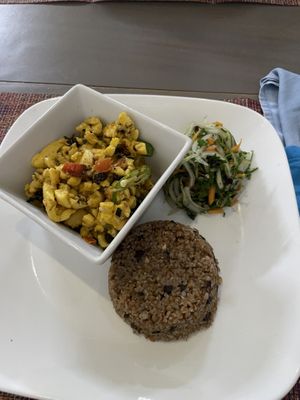 Ackee  at Living Food and Juices in Kingston