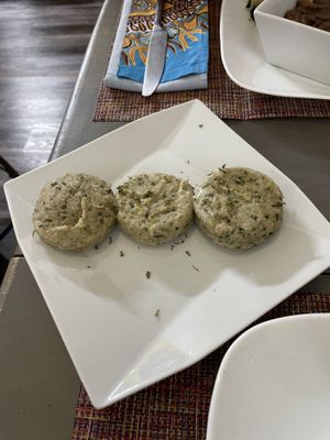 Dumplings  at Living Food and Juices in Kingston