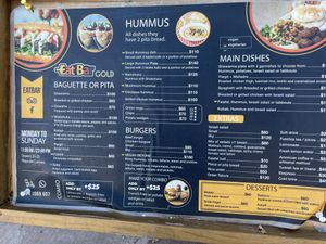 Menu at Eat Bar in Playa Del Carmen