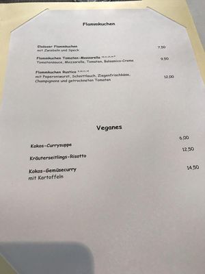 vegan section at Kugelofen in Weinheim