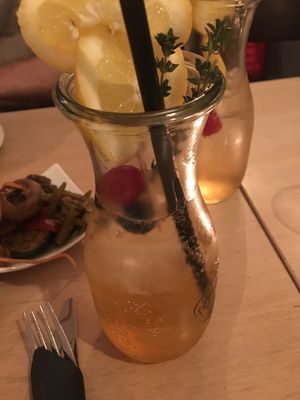 Would definitely recommend their lemonade! So good, and very interesting  at Judy's Pflug in Karlsruhe