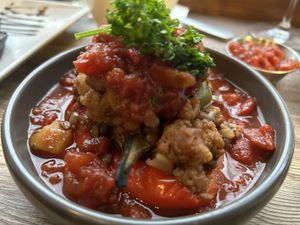 Stuffed red pepper   at The French Quarter in Newcastle Upon Tyne