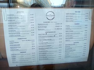 French Quarter Menu at The French Quarter in Newcastle Upon Tyne