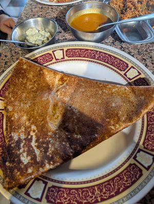 Masala garlic dosa. This was veeeery good at Windmill in Nairobi