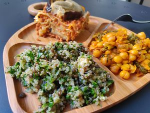 vegan lunch at Vivida in Tel Aviv