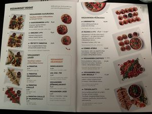 Vegan Menu  at Fuchka in Oulu