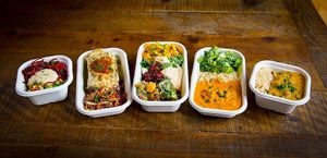 Selection of their food. at Revive Vegan Cafe - Lorne St in Auckland