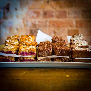 Selection of Vegan Sweets at Revive Vegan Cafe - Lorne St in Auckland