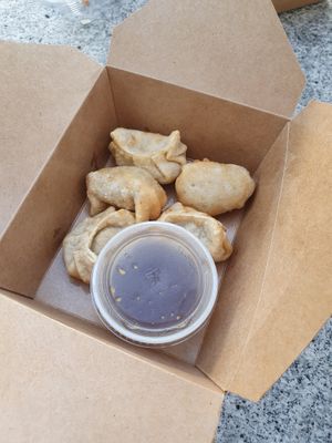 Pot Stickers  at Golden Era Vegan Restaurant in San Francisco