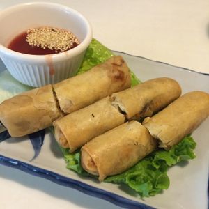 Golden Spring Rolls at Golden Era Vegan Restaurant in San Francisco