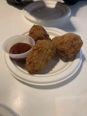 Fried Chx, yum at Golden Era Vegan Restaurant in San Francisco