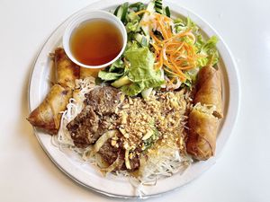 Vegan garden vermicelli  at Golden Era Vegan Restaurant in San Francisco