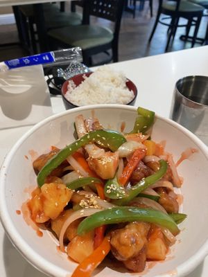 Sweet and Sour  at Golden Era Vegan Restaurant in San Francisco