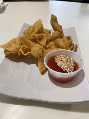 Fried Wonton at Golden Era Vegan Restaurant in San Francisco