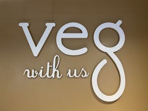 Cute decor! at Golden Era Vegan Restaurant in San Francisco