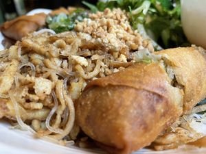 Garden vermicelli at Golden Era Vegan Restaurant in San Francisco
