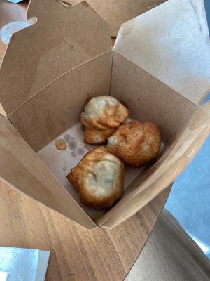 Crispy Dumplings! at Golden Era Vegan Restaurant in San Francisco