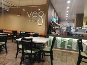 Inside at Golden Era Vegan Restaurant in San Francisco