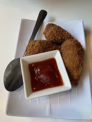 Drumsticks  at Golden Era Vegan Restaurant in San Francisco
