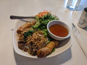 garden vermicelli bowl - even better than it looked! at Golden Era Vegan Restaurant in San Francisco