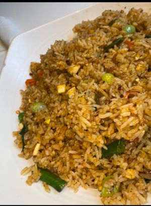 Spicy Thai fried rice at Golden Era Vegan Restaurant in San Francisco