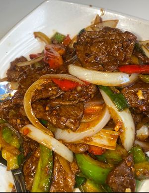 Mongolian at Golden Era Vegan Restaurant in San Francisco