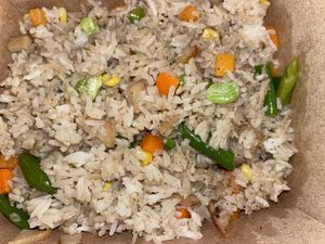 Gourmet fried rice   at Golden Era Vegan Restaurant in San Francisco