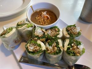 Spring Rolls  at Golden Era Vegan Restaurant in San Francisco