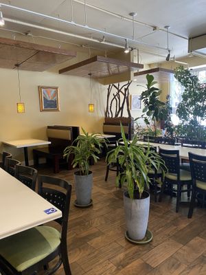 Accessible Seating Areas and Booths  at Golden Era Vegan Restaurant in San Francisco
