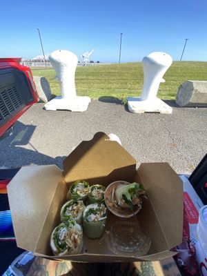 Spring Rolls 😋  at Golden Era Vegan Restaurant in San Francisco